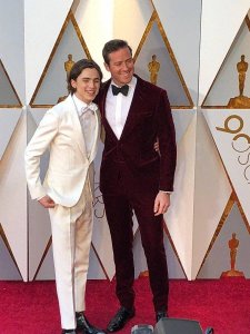 奥斯卡入围最佳男主角甜茶成万人迷,看这合影就知道他有多红了