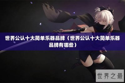 ​世界公认十大简单乐器品牌（世界公认十大简单乐器品牌有哪些）