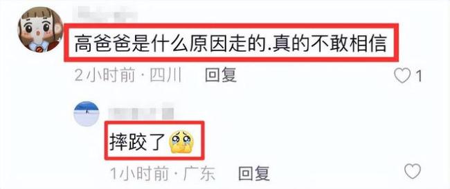 高以翔父亲去世 死因疑曝光:不小心摔了一跤