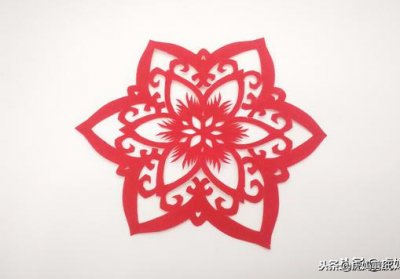 六折剪纸窗花图案教程(剪纸艺术——六折剪纸分享,比想象中简单多了)