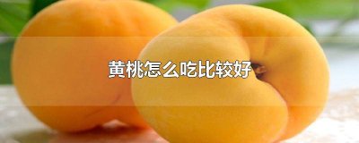 黄桃什么样子可以吃 黄桃罐头怎么吃好吃