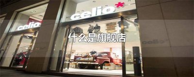 什么是旗舰店是正品吗 什么是旗舰店活动价