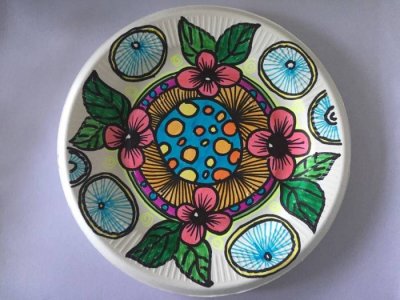 盘子画(盘子画图片大全 儿童 绘画)