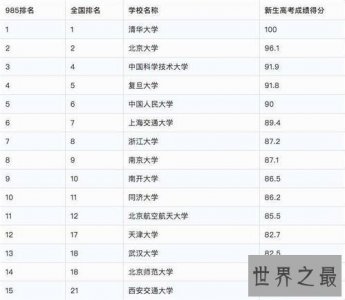​全国医科大学排名榜 首都医科大学荣获第一