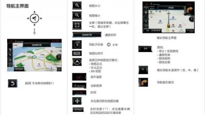 标致408导航怎么用,标致408导航使用说明书