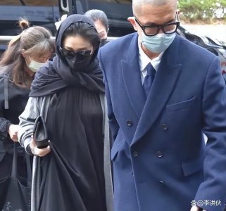 大S又上热搜,身材变样白头发明显,参加葬礼穿着引热议