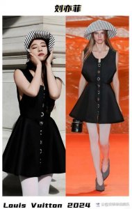 鲨疯了!刘亦菲小黑裙白袜造型 摩登复古御姐范儿十足!