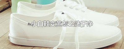 小白鞋变黄了用什么洗 小白鞋洗完后变黄怎么办