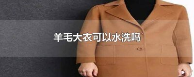 100的羊毛大衣水洗吗 100%羊毛大衣水洗会怎么样