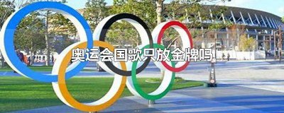 奥运会国歌只放金牌吗 奥运会国歌只放金牌吗为什么
