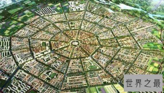 世界最大的八卦城,神奇迷宫般,路路相通、街街相连