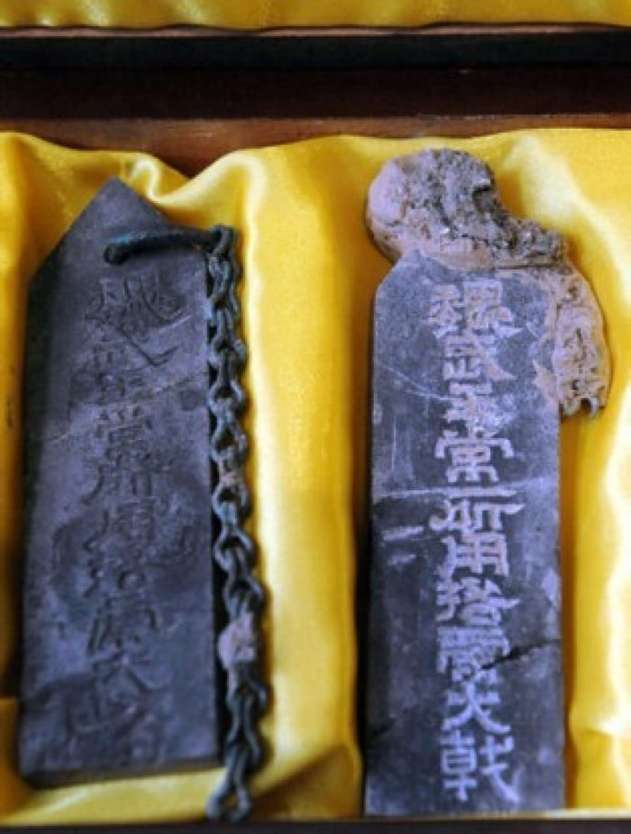 曹操高陵陵园出土文物。