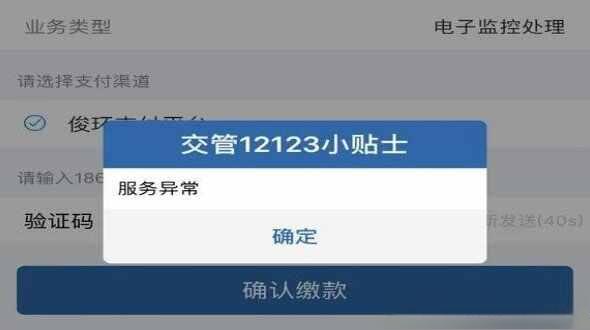 交管12123服务异常是怎么回事,服务异常怎么办-