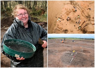 ​英国考古团队在苏格兰阿伯丁郡发掘出铁器时代大型建筑群遗址
