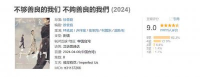 豆瓣9.0,这部拿下四冠王的台剧,秒杀当下所有华语剧集