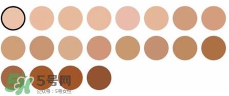 湿又野粉底液色号 Wet n Wild粉底液试色