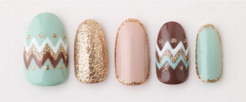 波西米亚风美甲图片欣赏