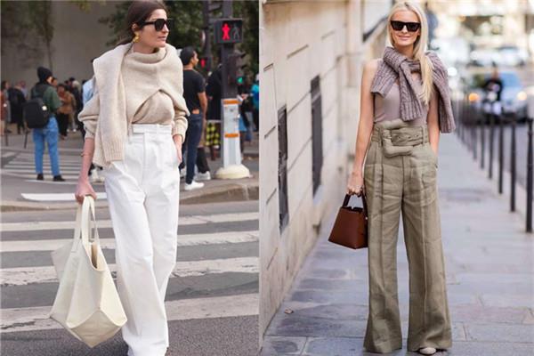 毛衣披着穿搭配图片 毛衣披着穿搭配图片