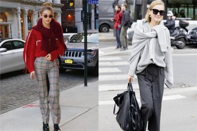 ​毛衣披着穿搭配图片