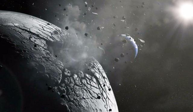 探秘地卫二被月球撞碎了是真的吗?  2