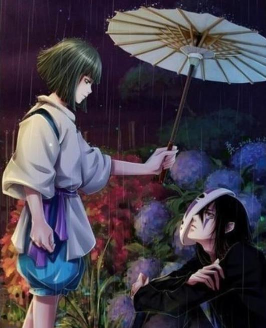 《千与千寻》无脸男摘下面具的那一刻,粉丝都沦陷了!