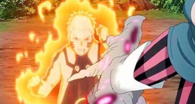 ​博人传：鸣人终于出手,单挑壳组织迪鲁达,战斗力比当年下滑不少