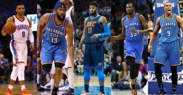 20年NBA各队选5人组一队，谁首发最恐怖？詹科鲨眉夺冠轻而易举