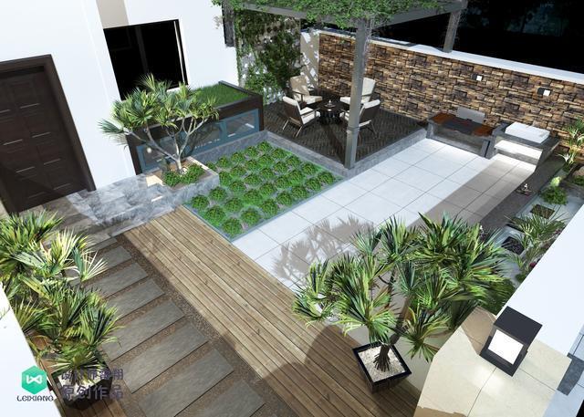 60㎡现代庭院全套设计效果图,很常见的户型,快来看看适不适合你