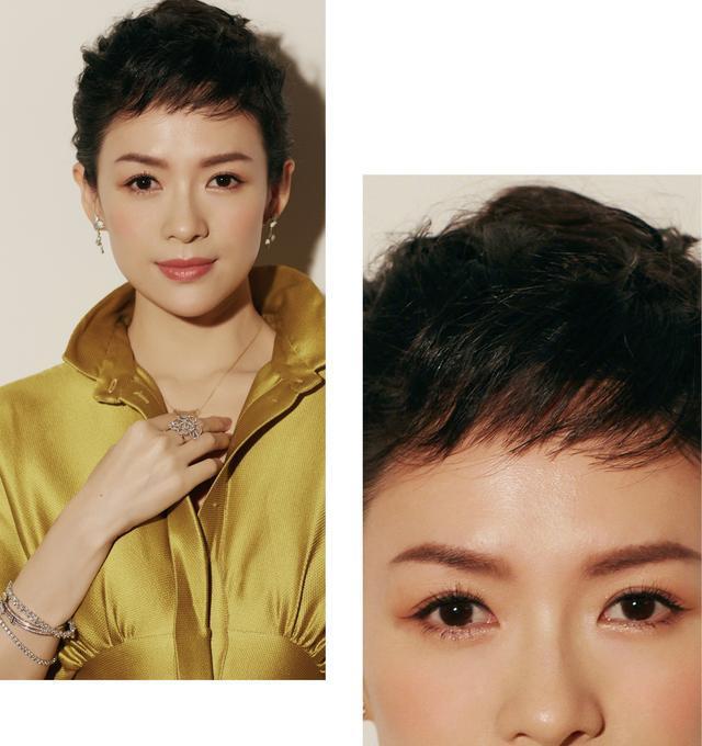 章子怡厉害了,换上“超短发”一点也不土,颜值高就是不一般