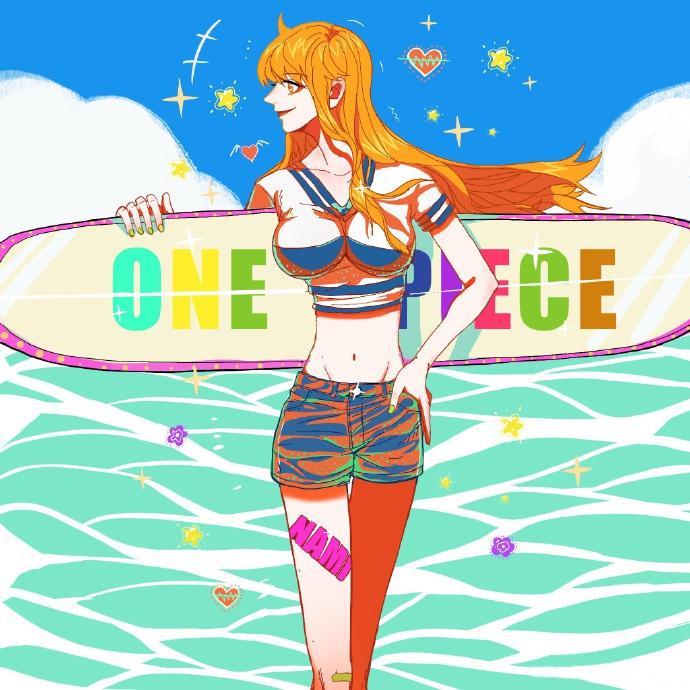 海贼王帅气壁纸:路飞漫游星空,甚平重拳出击