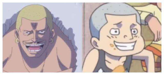 海贼王:大妈的孩子现在VS儿时,大福成不良大叔,布琳却成这样