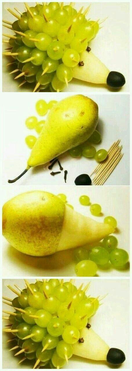 儿童水果画拼盘大全:好玩,好吃!宝宝说:“我妈会做可多了”!