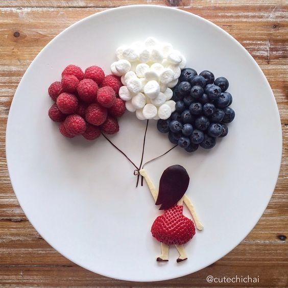 儿童水果画拼盘大全:好玩,好吃!宝宝说:“我妈会做可多了”!