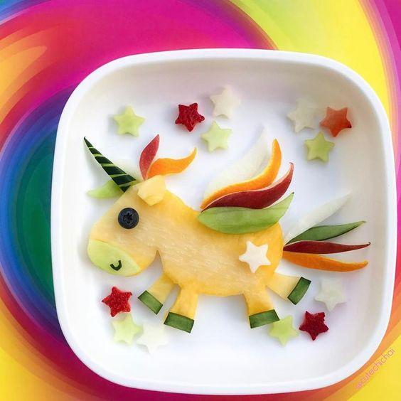 儿童水果画拼盘大全:好玩,好吃!宝宝说:“我妈会做可多了”!