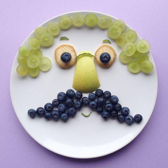 儿童水果画拼盘大全:好玩,好吃!宝宝说:“我妈会做可多了”!