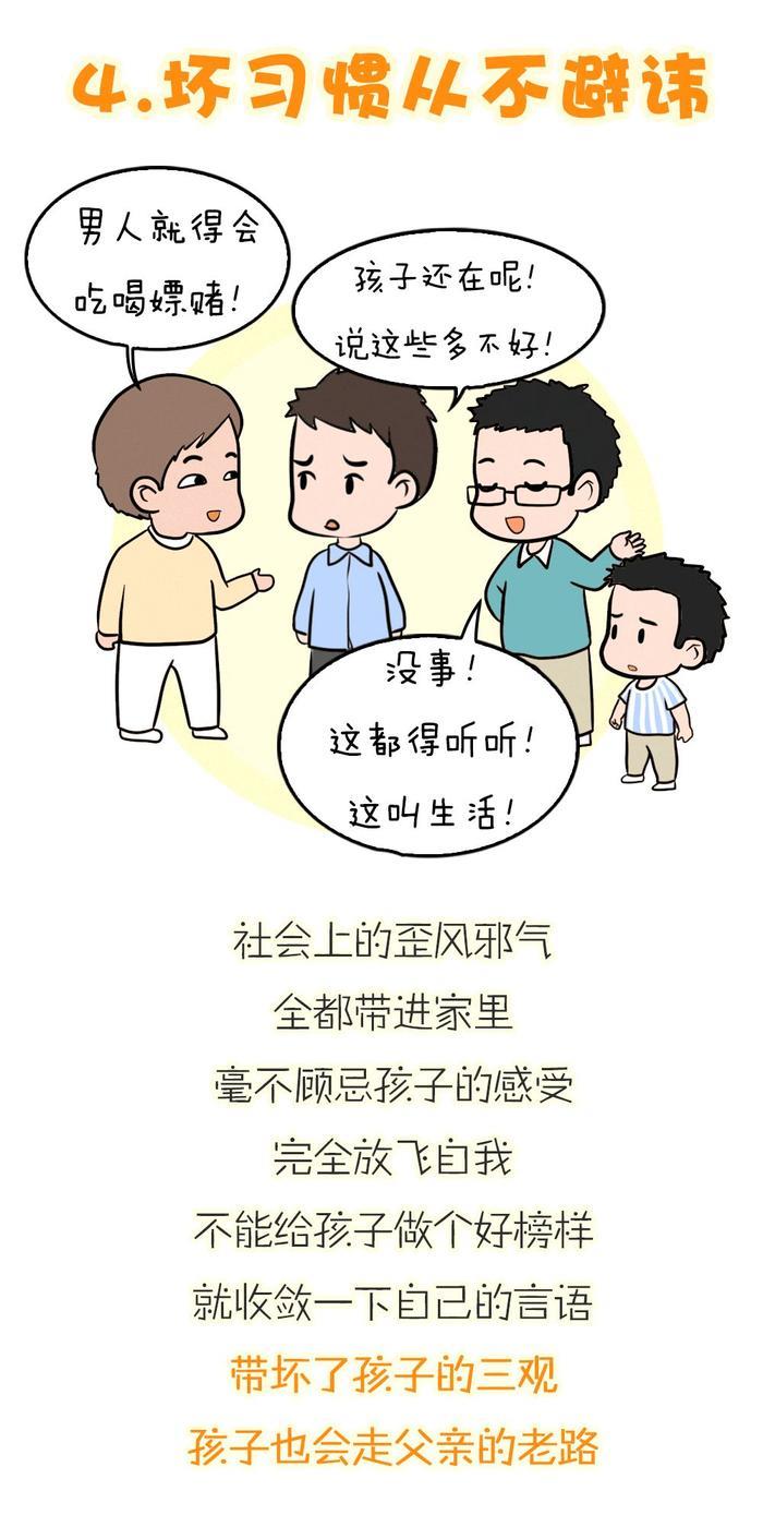 最毒的7种爸爸,坑害孩子一辈子