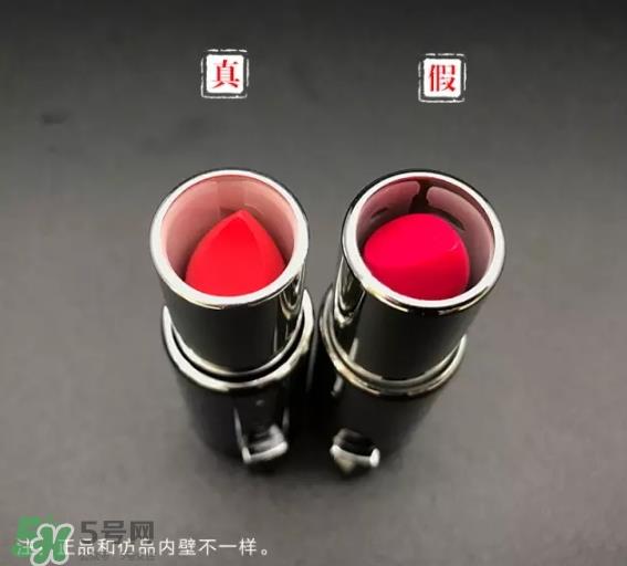 纪梵希小羊皮口红怎么辨别真假-真假口红对比图