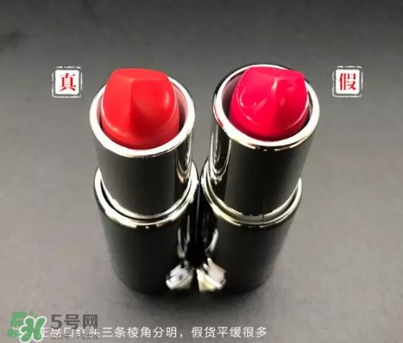 纪梵希小羊皮口红怎么辨别真假-真假口红对比图