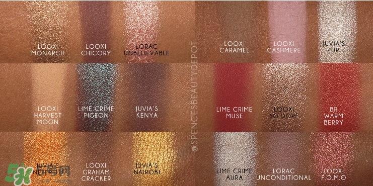 natasha denona星星眼影盘色号_nd星星眼影盘试色图