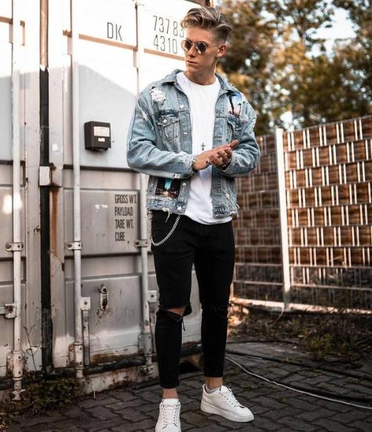 牛仔外套怎么搭配好看有个性