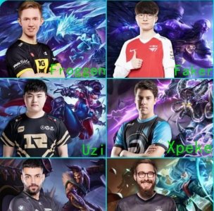 盘点LOL职业选手的本命英雄,拳头官方评选出6位,乌兹VN上榜