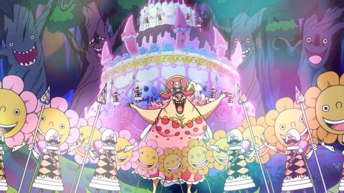 海贼王875集：四皇bigmom恢复巅峰状态，草帽海贼团全灭！