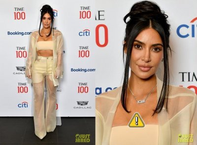 金卡戴珊气场强,女企业家侃侃而谈,不愧是富婆!一件薄纱值5万