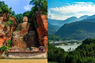 乐山又一巨佛重现,很多游客对地点都很疑惑,知道原因后恍然大悟