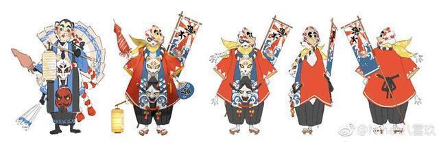 阴阳师画师八雲玖微博分享部分式神概念设计图 大家一起来看看吧