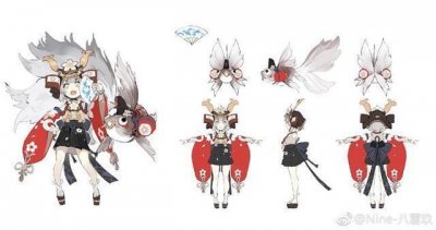 ​阴阳师画师八雲玖微博分享部分式神概念设计图  大家一起来看看吧