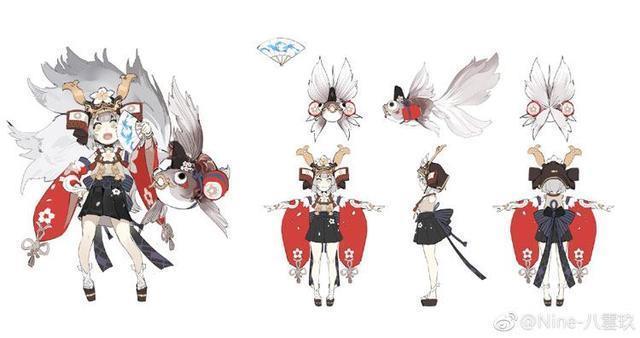 阴阳师画师八雲玖微博分享部分式神概念设计图 大家一起来看看吧