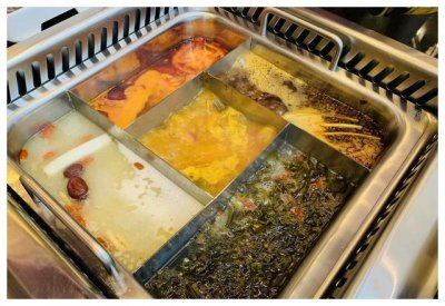 想要一次性把五种火锅口味尽收“囊”中必须来这里