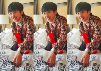 吴镇宇儿子 feynman近照曝光,10岁的费曼穿着花外套