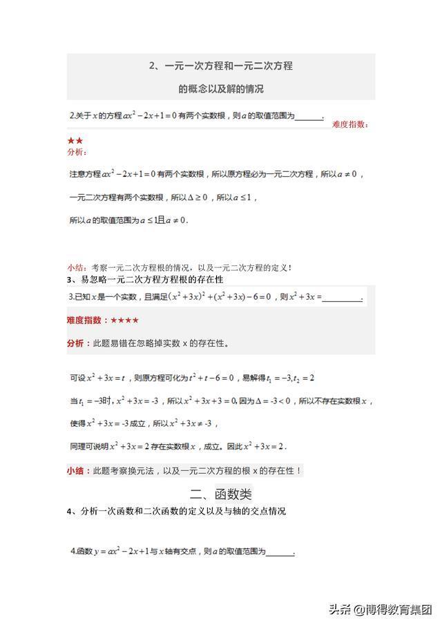 初中数学-10道常见易错题分享!